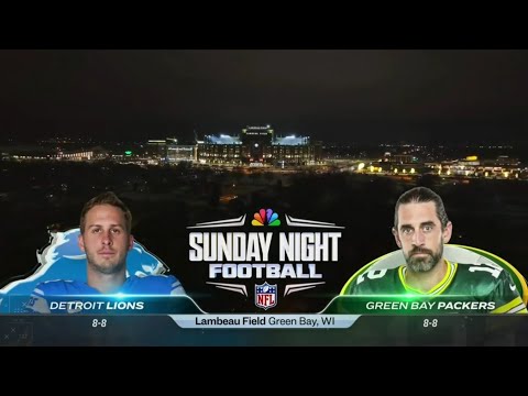NBC Sunday Night Football 2022 Week 18 Intro/Theme | Lions vs Packers