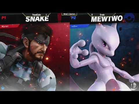 Tempo 43 - Grade (Mewtwo) Vs. PoundCake (Snake) - Winner's Quarters - Smash Ultimate