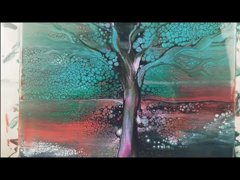 #95 WOW an Amazing Painting Journey | Dutch Swipe to a Tree Swipe