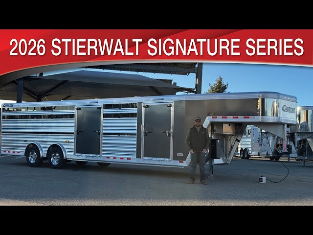 Preview image of 2026 Cimarron Stierwalt Signature Series Stock Trailer youtube video