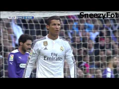 Real Madrid Vs Espanyol 3-0 - Cristiano Ronaldo Angry At Gareth Bale For Not Passing - [HD]