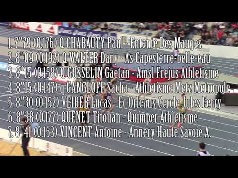 60 m haies JUM - Séries, demi-finales, finale, championnats de France cadets-juniors - Miramas 2020