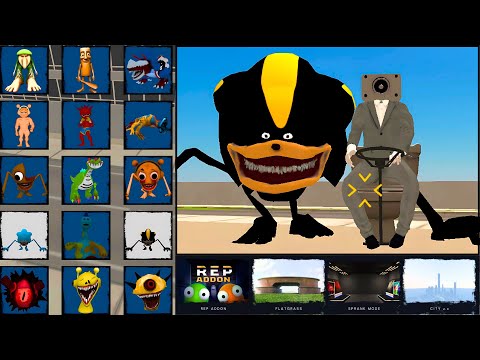 SONIC MONSTERS EATERS VS CAMERAMAN SKIBIDI TOILETS IN PLAYGROUND MOD GARRY’S MOD