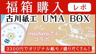 【古川紙工オンライン限定福袋】UMA BOXを開封✨|mizutamaさんコラボの限定商品が可愛すぎ🐴💖#福袋開封