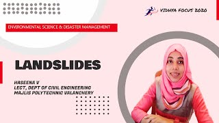 Landslides(Module 4, Part 38),Environmental Science & Disaster Management