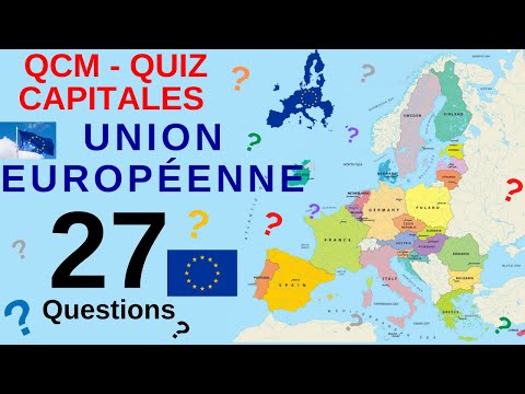 QCM - Quiz Capitals of EU Countries European Union - Alphabetical order (AUDIO) - Series: Capital...
