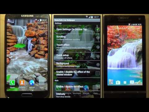 Waterfalls Live Wallpaper Video