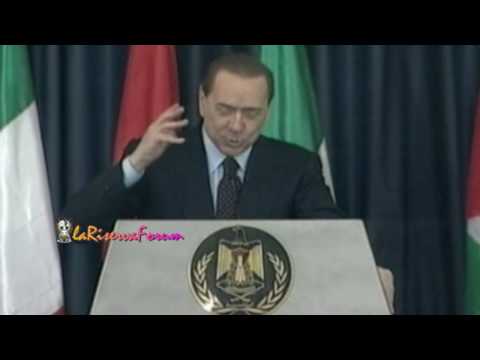 Shame on Berlusconi in Palestine: Wall? What wall?