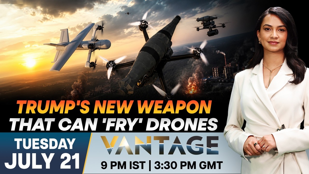 US Unveils 'Microwave' That Can 'Fry' 50 Swarm Drones In One Go | Vantage on Firstpost | 4K