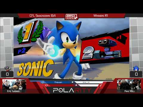 CFL Smackdown 164 WiiU - Epic Gabriel (ROB) vs King Will (Sonic) - Winners R1