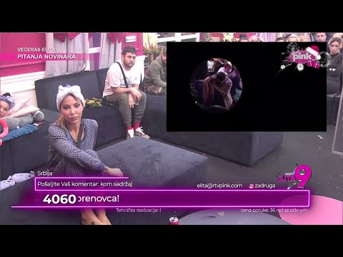Elita 9: Đukić ljubi Aneli po vratu, ona ga hvata za zadnjicu - 16.01.2026.