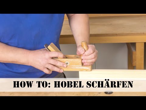 Holzhobel: Sohle glätten