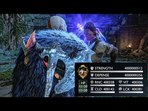 4 BILLION STRENGTH LORE ACCURATE KRATOS VS HEIMDALL - God of War: Ragnarok NG+ - GMGOW PC 4K 60 FPS