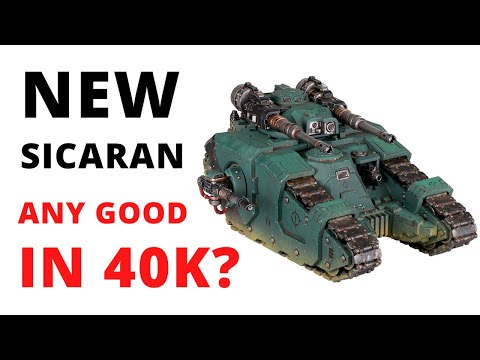 Sicaran Battle Tank - NEW MODEL and 40K RULES REVIEWED