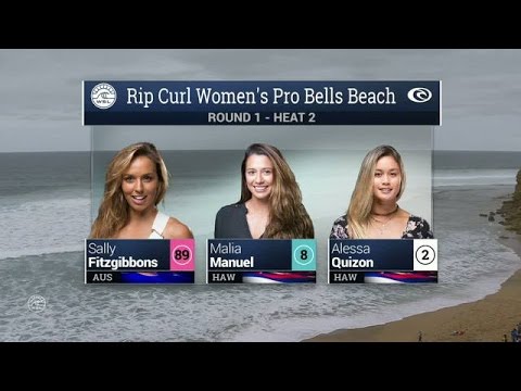 2016 Rip Curl Women’s Pro Bells Beach: Round 1, Heat 2 Video