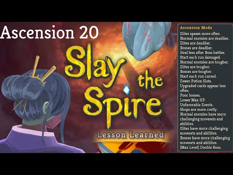 Slay the Spire Ascension 20 (Set Seed) - Watcher (feat. Lesson Learned)