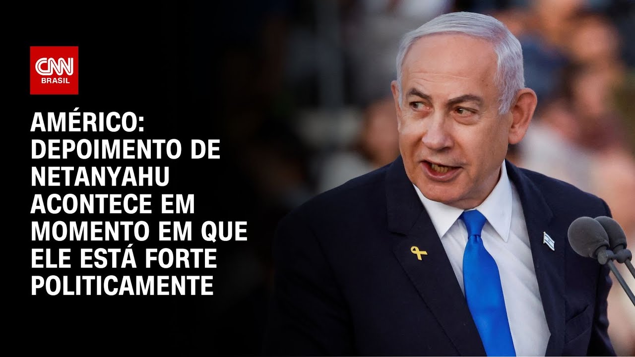 Américo: Depoimento de Netanyahu acontece em momento em que ele está forte politicamente | LIVE CNN