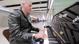 The Best Boogie Woogie Piano at Heathrow Airport
