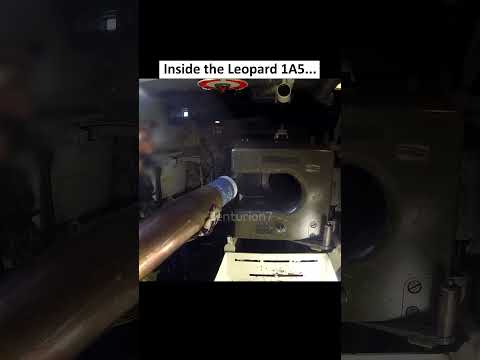 Inside Leopard 1A5 Tank...