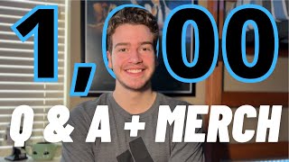 1k subs on YouTube!! Q&A Video + MERCH