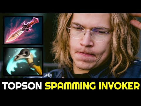 T1.TOPSON Keep Spamming Invoker on 7.32 New Patch Dota 2