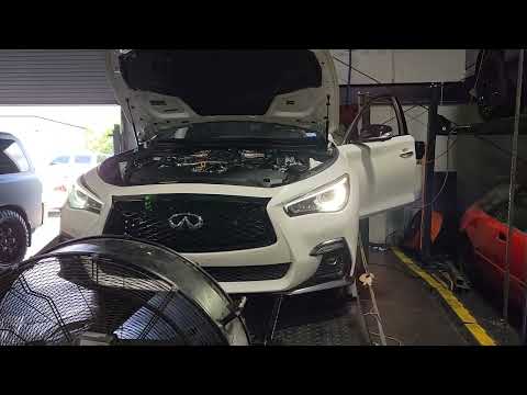 FBO 2018 Q50 Red Sport dyno tune 458whp/491tq