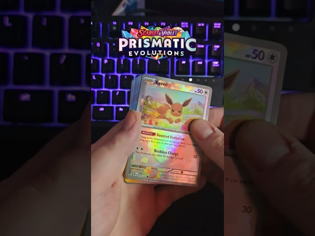 Vídeo relacionado con Pokemon Paquete de Cartas Eevee, 1 Ultra Raro, 5 Cartas Holofoil Eeveelution, sin duplicados