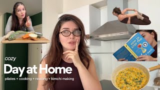 A Cozy Day In 🍳 Pilates, Cooking & Making Kimchi for the First Time