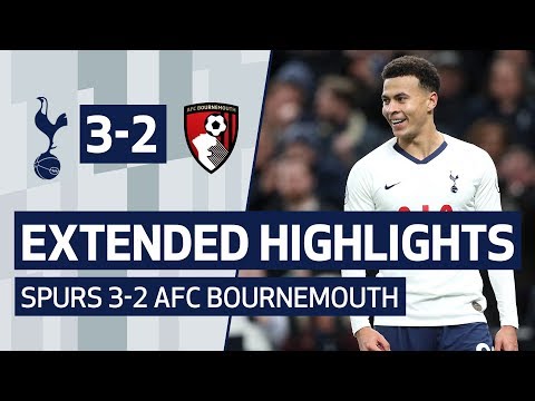 EXTENDED HIGHLIGHTS | SPURS 3-2 AFC BOURNEMOUTH | Dele's double and Sissoko's first at new stadium!