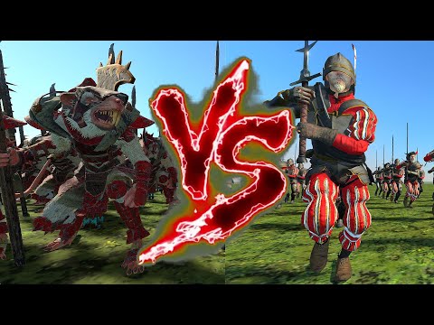 Council Guard VS Carroburg Greatswords. Total War Warhammer 3