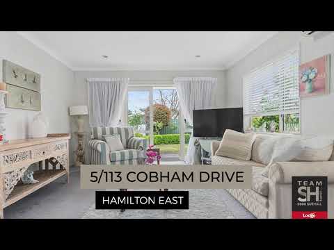 5E/113 Cobham Drive, Hamilton East, Hamilton City, Waikato, 2 bedrooms, 1浴, Townhouse