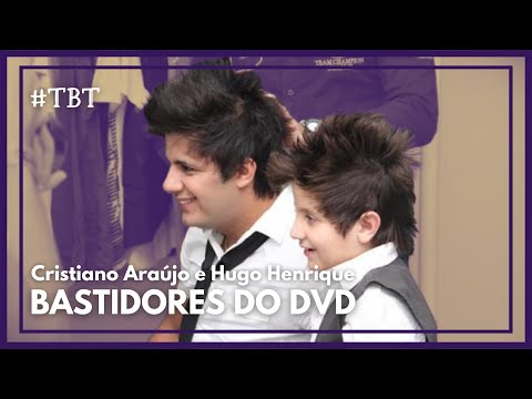 Cristiano Araújo e Hugo Henrique cantando "Delírios de Amar" nos bastidores do DVD 2012