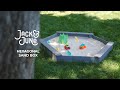 Woodplay Playsets Jack And June Hexagonal Sandbox