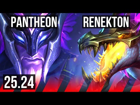 PANTHEON vs RENEKTON (TOP) | KR Master | 25.24