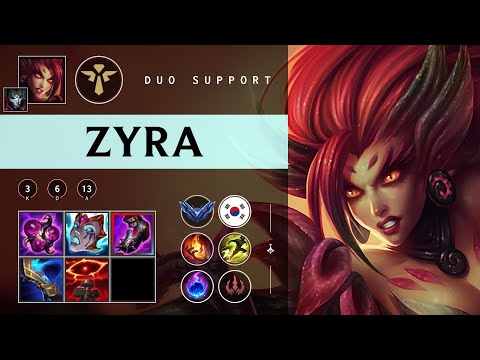 Zyra Support vs Thresh - KR Diamond Patch 25.24