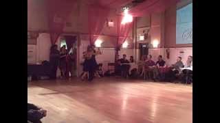 Angeles Chanaha and Cristian Correa at Salon Reale - Milonga - World Premier Tango Performance.