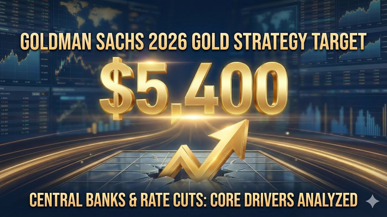 Gold to $5400? Goldman Sachs’ 2026 Outlook Explained | Structural Bull Market & Key Technical Levels