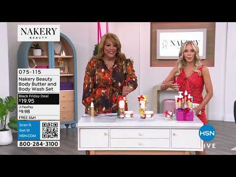 Nakery Beauty Jingle Party Body Butter + Body Wash Set