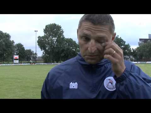 Sparta-trainer Michel Vonk na tweede oefenzege