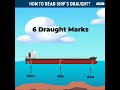How To Read Draught On Ship