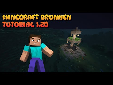 Minecraft Brunnen bauen Anleitung/Tutorial Deutsch 1.20- großen Brunnen bauen!
