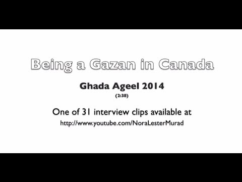 Being a Gazan in Canada with Ghada Ageel