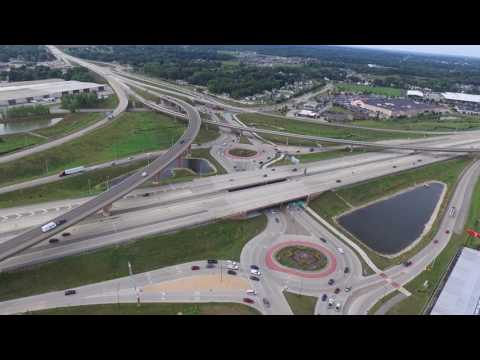 Green Bay Highway 29/32 Interchange - Roundabouts & Flyovers - 9