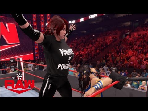 WWE 2K22 RAW NIKKI A.S.H. VS ANGELA PONTARELLI