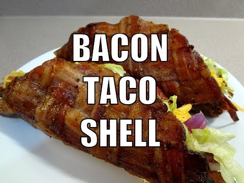 BACON TACO SHELL - EASY HOW TO MAKE - RECIPE - BBQFOOD4U