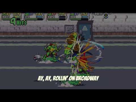 TMNT: Shredder's Revenge OST [Gameplay & Lyrics] | Tee Lopes, Anton Corazza - Mutants over Broadway!
