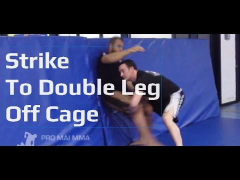 Double Leg Off Cage With Striking Set Up