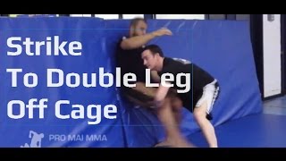 Double Leg Off Cage With Striking Set Up