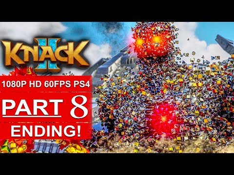 KNACK 2 ENDING Gameplay Walkthrough Part 8 [1080p HD 60FPS PS4 PRO] - No Commentary