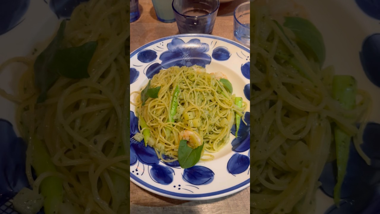 【渋谷グルメ】イタリアンのニンニク好きならば渋谷駅から徒歩８分のPasta lunchでバジル香るエビとアスパラのジェノベーゼ🍝タパス＆タパス 渋谷公園通り店